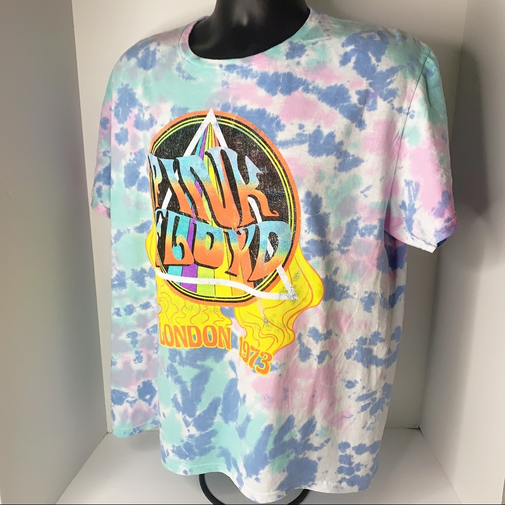 Pink Floyd London 1973 Tie Dye Tee Shirt - Picture 4 of 10